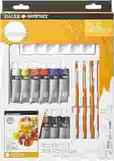 DALER ROWNEY Simply Acrilic Set, Kit Tinta Acrílica Para Iniciantes, 25 peças