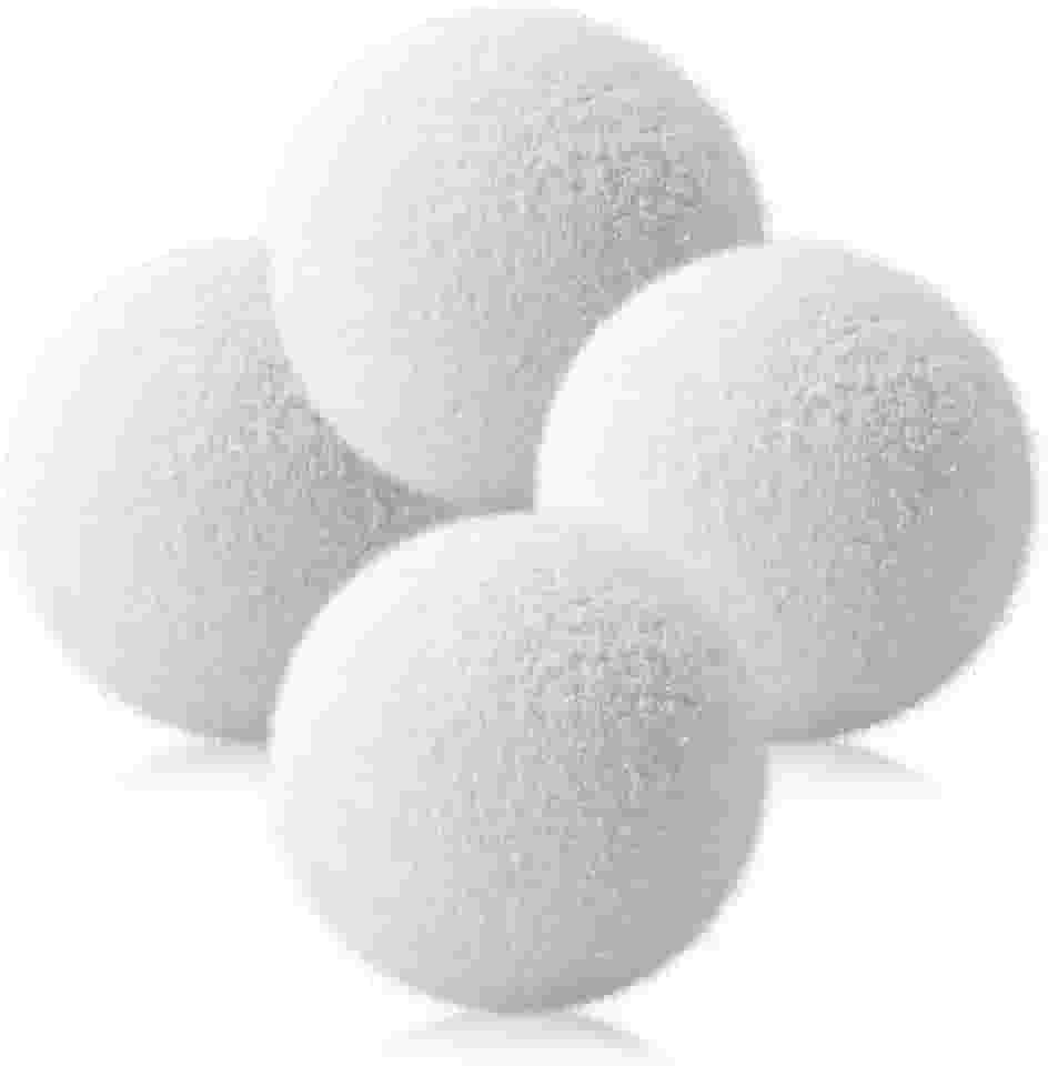 Pacote com 4 bolas absorventes de escória para banheira de hidromassagem de spas, bola absorvente de espuma de hidromassagem de 7,6 cm, absorvente de óleo de esponja de piscina reutilizável