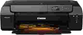 Canon PIXMA PRO-200S Impressora fotográfica profissional de jato de tinta sem fio de 33 cm com monitor LCD colorido de 7,6 cm, tinta à base de tinta de 8 cores, preta