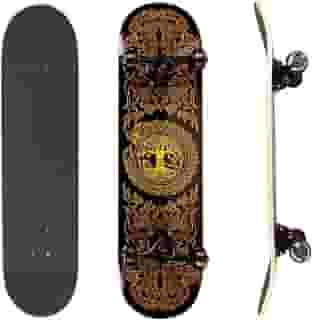 Skate Street Completo Montado Profissional PRO-II Maple Preto Black Dragon 120KG Life Dreams