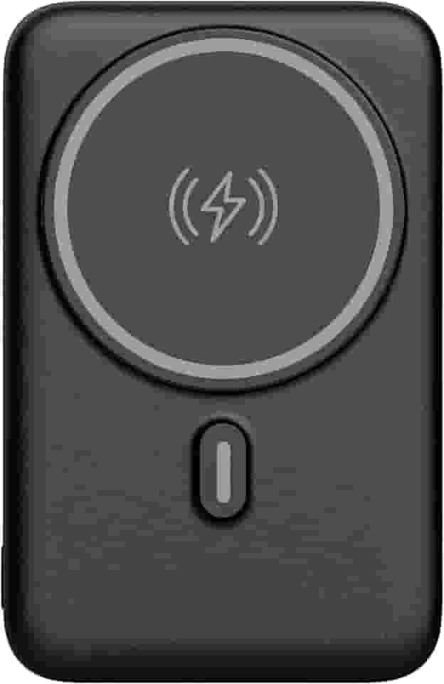 Geonav Power Bank, Carregador Portátil Universal por Indução 10.000mAh, Carregamento rápido*, Suporte Dobrável, Compatível com MagSafe®, PB10MAGBK, Preto