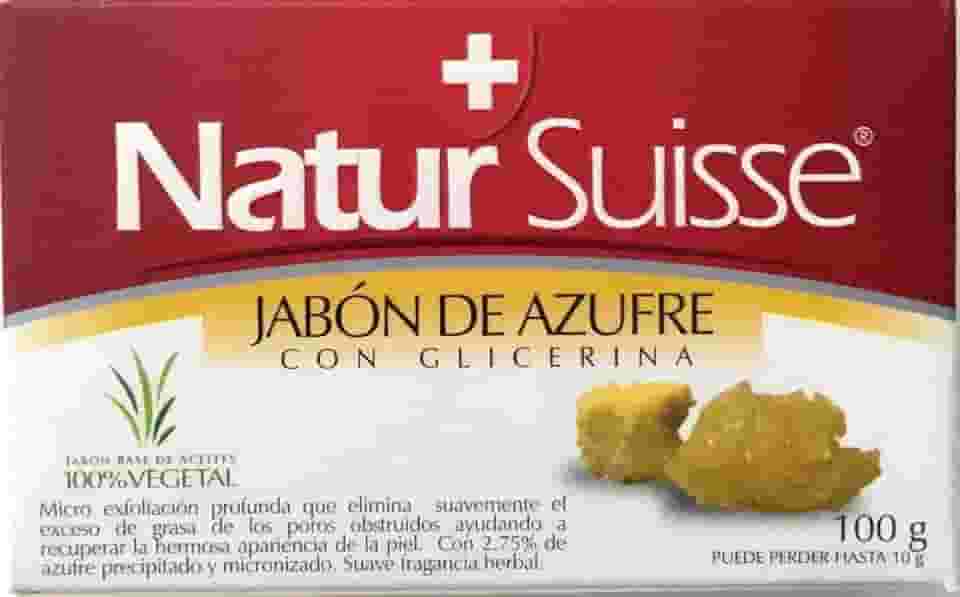 Sabonete de enxofre Natur Suisse Jabon De Azufre 100 ml com glicerina