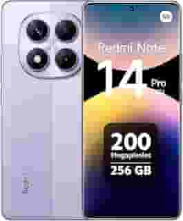 Smartphone Xiaomi Redmi Note 14 Pro 5G Lavender Purple (Roxo Lavanda) 8GB RAM 256GB ROM NFC