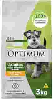 Ração Optimum para Cães Adultos Raças Pequenas e Minis Sabor Frango e Arroz 3kg