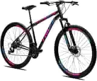 Bicicleta Aro 29 Aço Mountain Bike Tridal com Freio a Disco e Suspensão Dianteira New Suspension