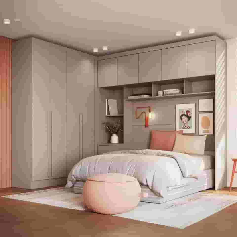 Guarda-roupa Modulado Casal 10 Portas 3 Gavetas Duna