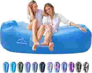 AlphaBeing Espreguiçadeira inflável - o melhor sofá de ar para acampamento, caminhada - sofá inflável ideal para piscina e festivais - Cadeira de praia inflável perfeita para adultos