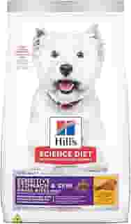 Hill's Science Diet, Ração, Cães Adultos, Pele Sensível, Pedaços Pequenos, Frango, 1,8 kg