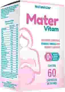 Mater Vitamina Para Gestante Materna 500mg 60 Cápsulas - Natunéctar
