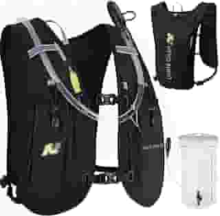 Colete De Corrida, Colete De Hidratação 5,5L Com Bexiga De Água De 1,5L, Mochila De Hidratação Leve, Mochila De Água Para Corrida De Caminhada