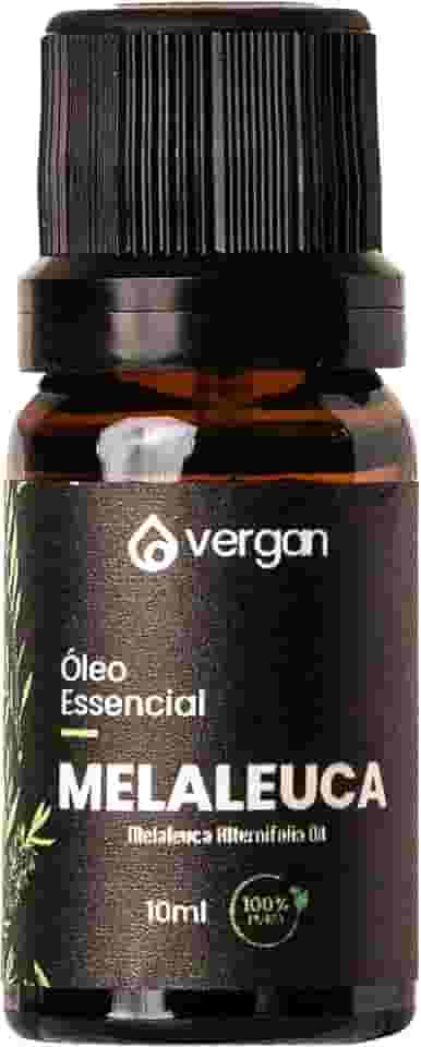 Óleo Essencial de Melaleuca (Tea Tree) Puro 10ml – Natural, Aromático, Para Aromaterapia, Cuidados com a Pele e Cabelos | Marca Vergan