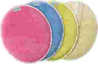 Kit 3 Bucha Vegetal Oval Esponja Banho Esfoliante MicroFibra Dupla Face (Sortida)