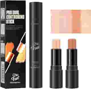 Bastão de Contorno e Iluminador 2 em 1, Chic Fun (#02, 2 Em 1)