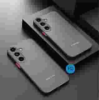 Capa Capinha Case Premium Anti Impacto Fosca Preta Translúcida com Proteção de Câmera para Samsung Galaxy A16