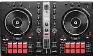 Hercules DJ Control Inpulse 300 MK2 com almofadas de borracha, software Serato DJ Lite e guia Beatmatch