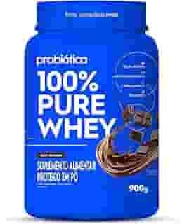 Probiótica 100% Pure Whey Nova Fórmula - 900G Chocolate (Embalagem pode variar)