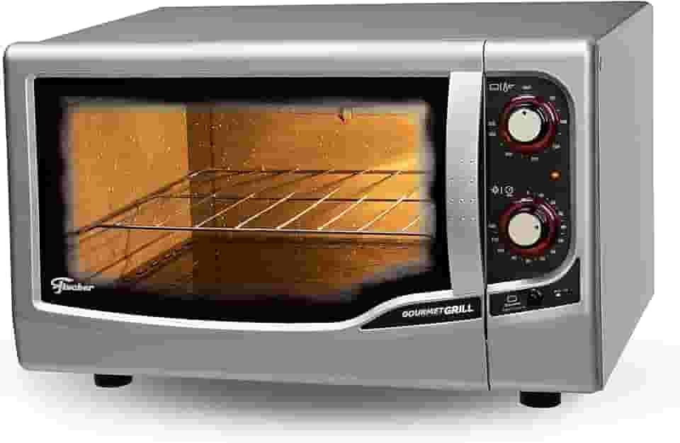 Forno Elétrico Fischer 44 Litros Gourmet Grill Prata - 127 Volts
