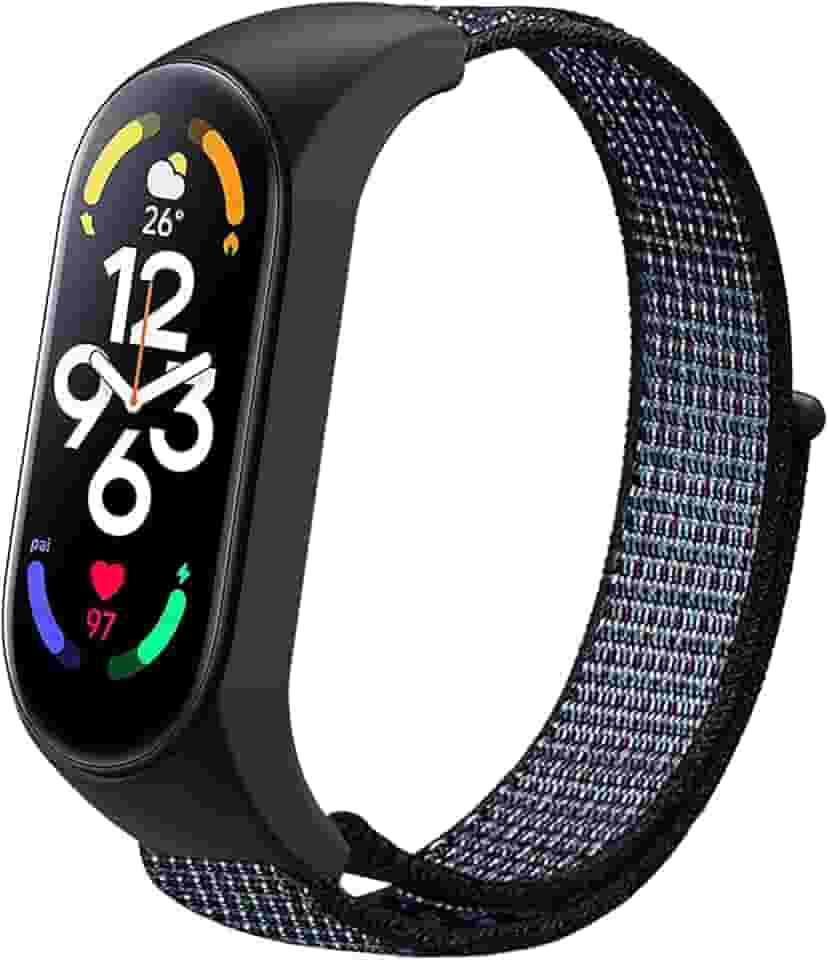 Pulseiras NSmart em Nylon compatíveis com MI BAND 3 - MI BAND 4 - MI BAND 5 - MI BAND 6 - MI BAND 7 - MI BAND 8 - MI BAND 9 - Nandos-Store