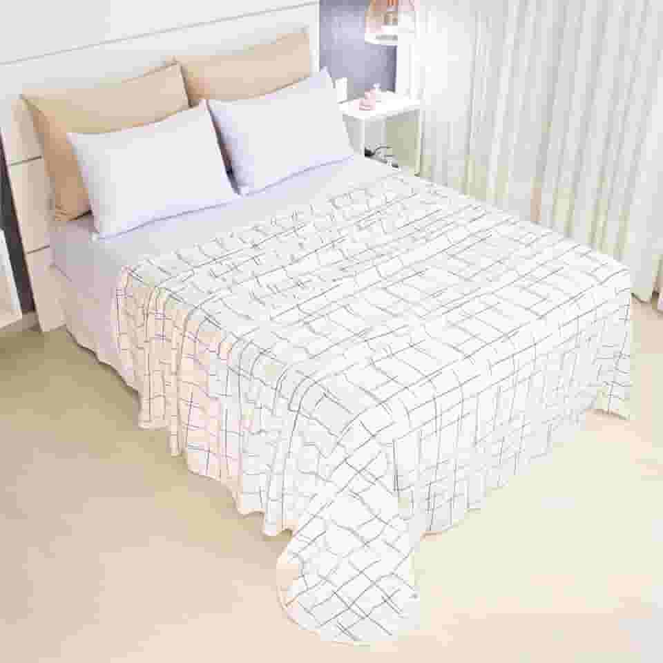 Lençol Sem Elástico Para Cobrir De Malha Queen Estampado cor:Modelo 4