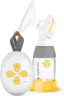 Bomba Tira Leite Elétrica Solo™ Medela, bateria interna embutida com carregamento via USB, funil PersonalFit Flex™ e Tecnologia de Extração 2-Phase Expression