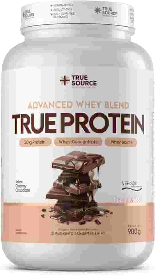 True Protein 900 g – True Source | Blend Avançado com Whey, Colágeno e VERISOL® | Alta Performance & Nutrição (900g, Creamy Chocolate)