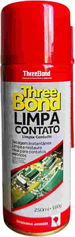 Limpa Contato Elétrico ThreeBond 250ml Spray | Evaporação Rápida | Ideal para Eletrônicos Placas, Conectores, Circuitos, Pilhas, PC, Baterias