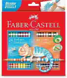 Lápis de Cor Ecolápis Bicolor 24 Lápis/48 Cores Faber Castell