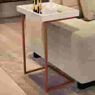 Mesa de Canto Perola/Bronze 4774 - Jb Bechara