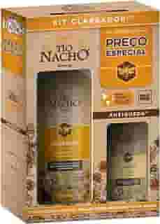 Tio Nacho Kit Shampoo E Condicionador Clareador Com Geleia Real Antiqueda Para Cabelos Mais Macios E Nutridos - Tratamento Completo Para Todos Os Tipos De Cabelo - 415 Ml (2-Pack)
