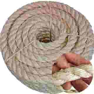 Corda de Sisal Natural, 20mm de Espessura, 20 Metros, para Artesanato e Decoração