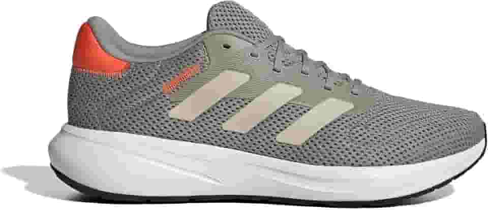 Tênis Adidas Response Runner Verde Cáqui e Laranja - Masculino