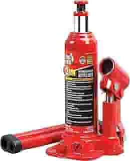 BIG RED T90203B Torin Macaco de garrafa hidráulica soldada, capacidade de 2 toneladas (1,8 kg), vermelho