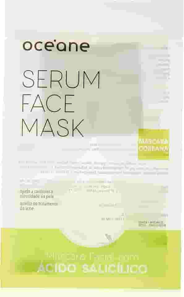 Océane Máscara Facial com Ácido Salicílico - Serum Face Mask 20ml