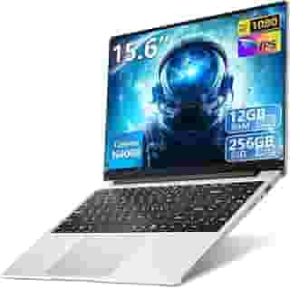 Laptop para jogos de 15,6 polegadas, processador N4000, 12 GB de RAM, SSD de 256 GB, notebooks, laptops, tela 1920 x 1080, WiF5, Mini HDMI, Win 11 Pro, laptops para estudantes, trabalho de negócios
