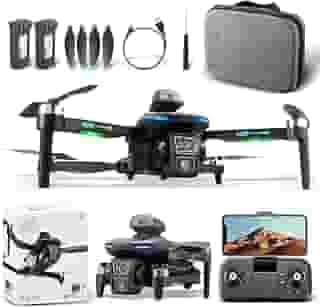 Drone com Camera 4K HD, XT606 Drone Profissional, com Flutuação de Fluxo Óptico, Comutação de Lente Dupla, Rolagem de 360°, Fotografia por Gestos, Drones com 2000mAh Bateria