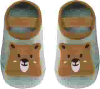 Buba Meia Sapatilha Com Aplique Urso M Verde