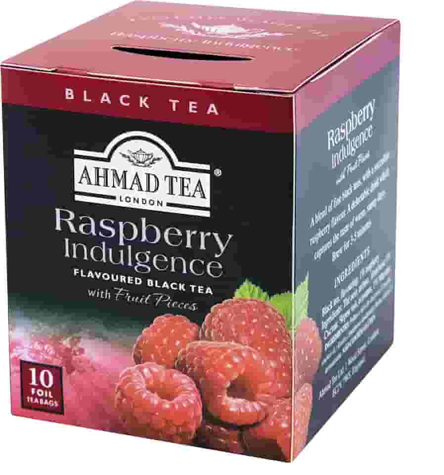 Ahmad Tea London Chá Preto Raspberry Indulgence 10 Unidades De 20G