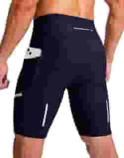 Shorts de bicicleta masculinos 3D acolchoado ciclismo ciclismo roupa íntima ciclismo ciclismo MTB ciclismo bicicleta FPS 50+ bolsos com zíper