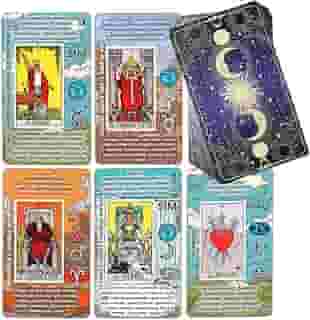 Tarô Fácil - Aprender Cartas de Tarô, Cartas de Tarô para Iniciantes, Baralho de Tarô de Leitura Fácil e Rápida com Significados em Português