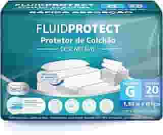 FLUID PROTECT Protetor de Colchão Descartável - 20 Unidades (150 cm X 80 cm)