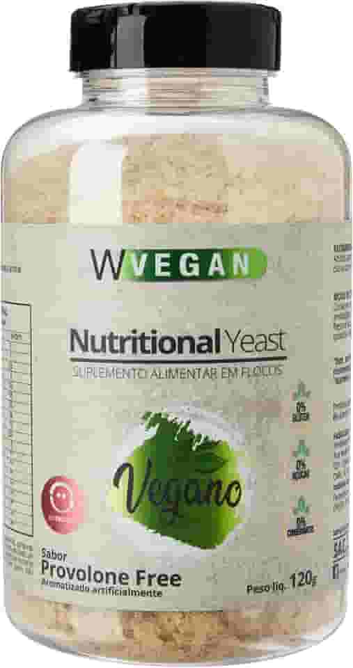 W Vegan Nutritional Yeast Flocos Sabor Provolone Free 120G