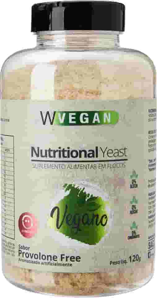 W Vegan Nutritional Yeast Flocos Sabor Provolone Free 120G