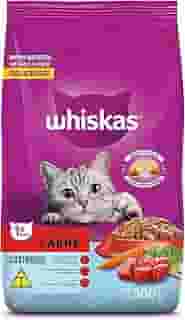 whiskas Ração Whiskas Para Gatos Adultos Castrados Sabor Carne - 500G
