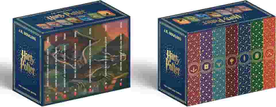 Harry Potter Paperback Box Set Books 1-7 (Deluxe Edition with Stenciled Edges)