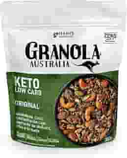 Hart's Natural Granola Australia Keto Low Carb | Granola Sem Açucar, Sem Lactose, Sem Glúten, Vegano | 100% Natural | Alto em Fibras | Snack Saudável | 300g