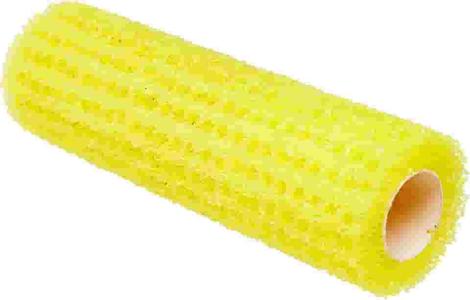 Rolo Textura Alta, Tigre 61355230, Amarelo, 23cm