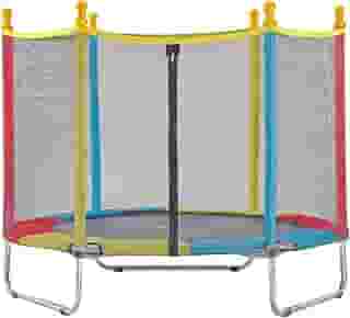 JUSTFUN, Cama Elástica Infantil 1,40M ou 1,80M Trampolim Infantil Cama Elástica Resistente Pula Pula Premium para Área Interna ou Externa Playground Brinquedo Diversão para Crianças Brincar
