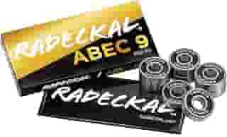 RADECKAL – Rolamentos de skate ABEC 9 preto, skates, longboards, cruisers, patins em linha, patins de rolo, pré-lubrificados, alta precisão e longa duração, 1 Pack