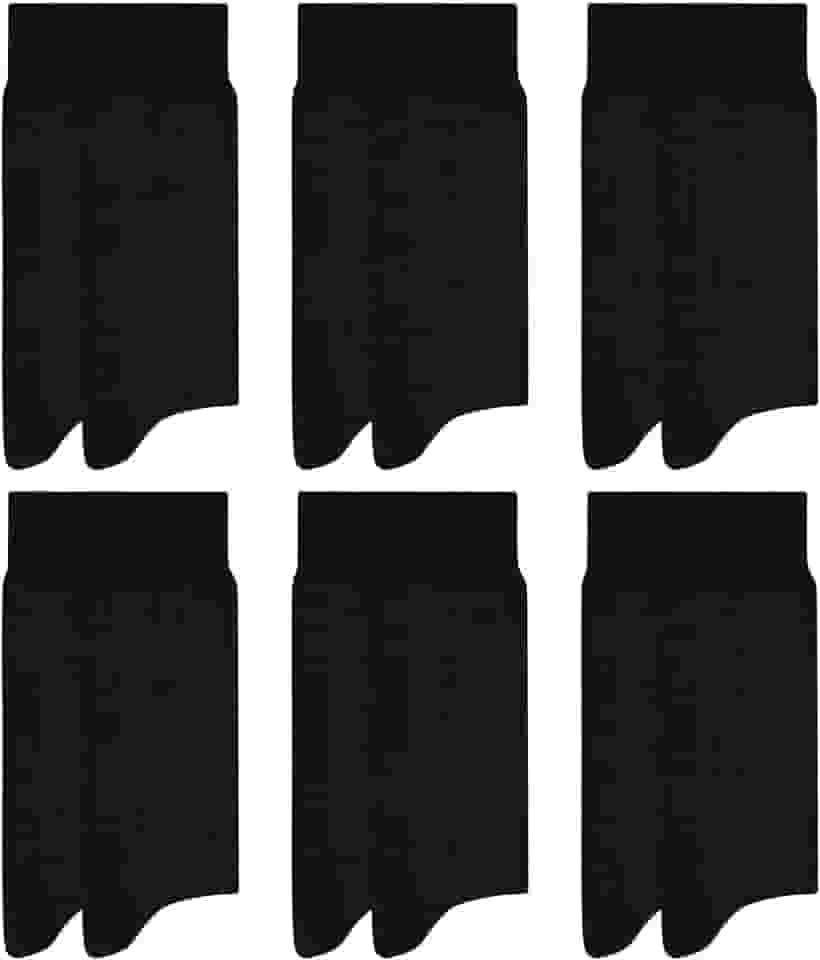 Kit 6 Pares de Meia Social Algodão Canelado Mash Masculina