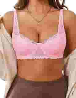 Sutiã de renda para mulheres sexy meia balconette push up com aro lingerie